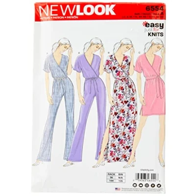 Afbeelding van New look naaipatroon, papier, wit, meerkleurig
