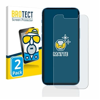 Afbeelding van BROTECT (2 Stuks) Antireflecterende Beschermfolie voor Apple iPhone 13 mini Anti Glare Screen Protector, Mat, Ontspiegelend