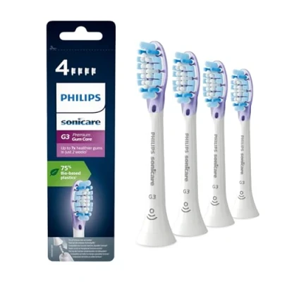 Afbeelding van Philips Sonicare Opzetborstels Premium Gum Care Wit 4 stuks