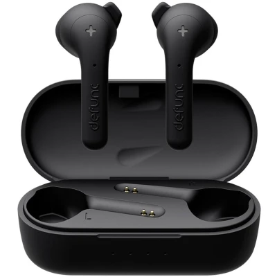Afbeelding van Defunc True Basic draadloze oordopjes Bluetooth oortjes Zwart Kunststof