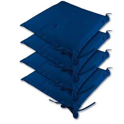 Afbeelding van Detex Set van 4 Zitkussen Waterafstotend 41x37cm Oranje