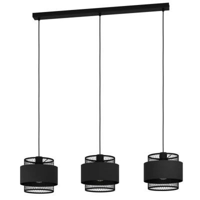Afbeelding van EGLOÂ BazelyÂ HanglampÂ Â E27Â 99Â cmÂ Zwart
