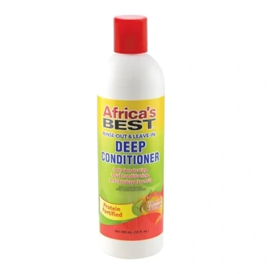 Afbeelding van Africa&#039;s Best Rinse Out and Leave in Deep Conditioner 12oz