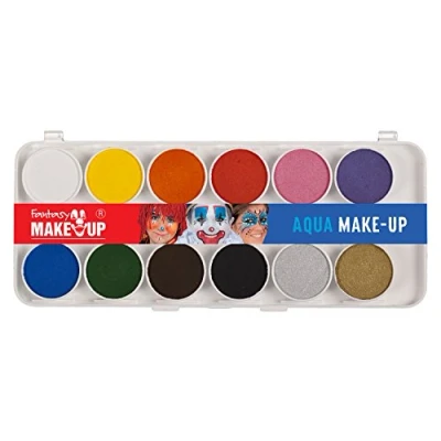 Afbeelding van Kreul 37071 Fantasy Aqua make Up, verfdoos, 12 kleuren, up
