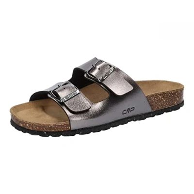 Afbeelding van CMP Dames Eco Thalitha Wmn Slipper, Titanio, 37 EU, EU