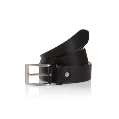 Afbeelding van TOM Tailor Ttjaden Riem, Heren, Maat: 85, Black uni