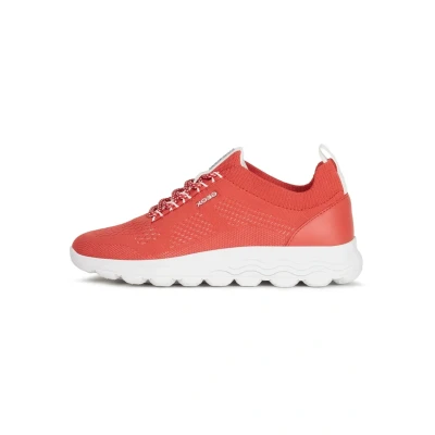 Afbeelding van Geox Spherica A Sneakers laag, Dames, Maat: 40, Rot Textiel