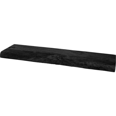 Afbeelding van Wandplank Pure Zwart Mangohout 80 cm