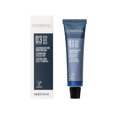 Afbeelding van Combinal Wenkbrauw en Wimperverf Blauw 15ML