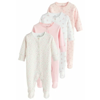 Afbeelding van Next 4 PACK Regular FIT Pyjama voor kinderen, Maat: 74, Pink