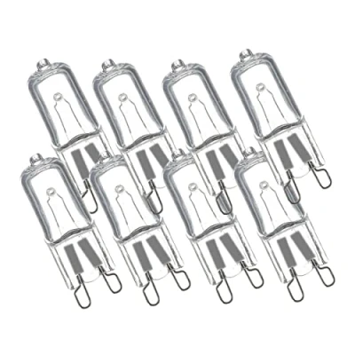 Afbeelding van G9 gloeilamp, halogeenlamp, dimbaar, warm wit 2800 K (28 W, 370 lumen, 8 stuks)