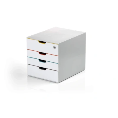 Afbeelding van Durable VARICOLOR MIX 4 SAFE 7626 762627 Ladebox Grijs DIN A4, C4 Aantal lades: