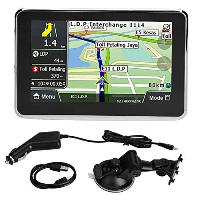 Afbeelding van 5 inch GPS navigatieapparaat, touchscreen, 256 MB, 8 GB, universeel, voor auto vrachtwagen MP3 FM Europa/levenstijdkaarten/faseverkeer/faseparken/waarschuwingen bestuurders/automatische stem