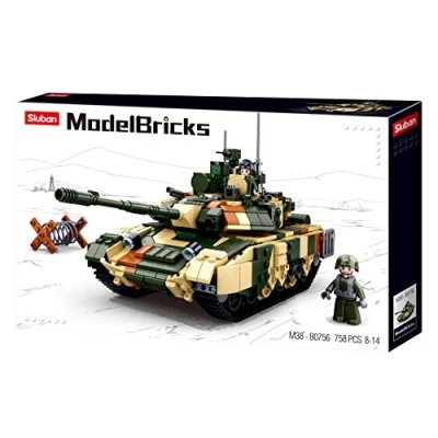 Afbeelding van Sluban Large Combat Tank Model Bricks M38 B0756
