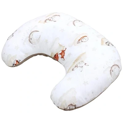 Afbeelding van TupTam baby Voedingskussen Klein, Slapende dieren/Beige