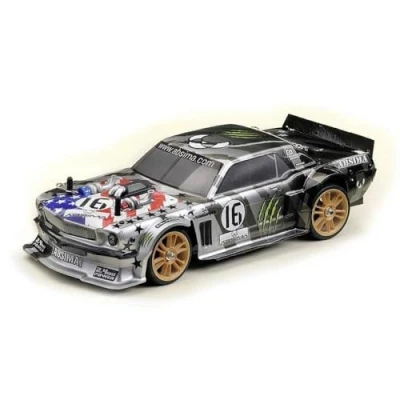 Afbeelding van Absima 1:16 RC auto Elektro Toerwagen FIRST STEP SPEED PERFORMANCE FUN MAKER Neon, Grijs Brushless 4WD RTR Touring Car 2,4 GHz