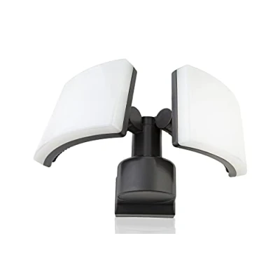 Afbeelding van HUBER LED spot 2 x 20W, 4400lm voor wand en hoekmontage buitenspot, schijnwerper, tuinspot, IP65, antraciet