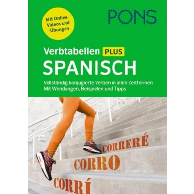 Afbeelding van PONS Verbtabellen Plus Spanisch: Vollständig konjugierte Verben in allen Zeitformen. Mit Wendungen, Beispielen und Tipps