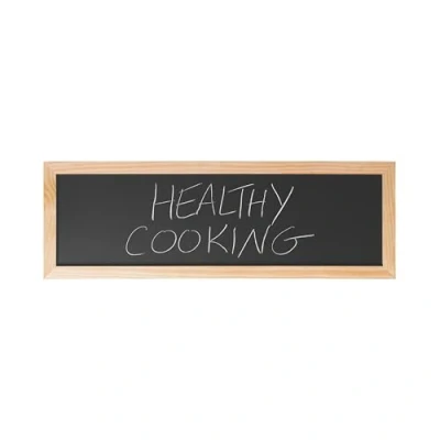 Afbeelding van Bi Office PM0225018 Blackboard Back2Chalk Essentials, krijtbord met grenen frame, 20x60cm