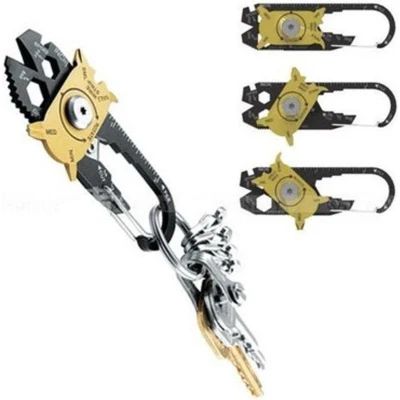 Afbeelding van *** Multitool sleutelhanger 20 functies in 1 tool Survival gadget van Heble®