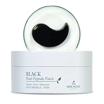 Afbeelding van THE SKIN HOUSE Black Pearl Peptide Patch (90 g/60 stuks) Voedende en hydraterende patches Versterkt de elasticiteit van huid voor droge