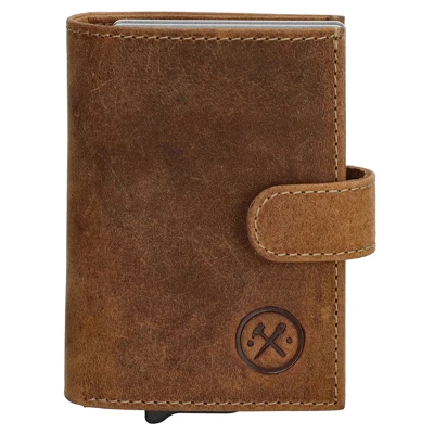 Afbeelding van Hide &amp; Stitches Pasjeshouders Idaho bruin