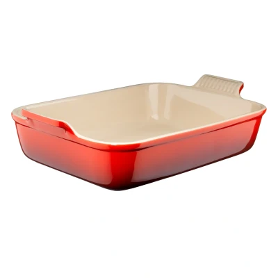 Afbeelding van Le Creuset Heritage ovenschaal 26 cm Kersenrood