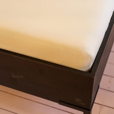 Afbeelding van Topper Hoeslaken Kayori Saiko Offwhite (Jersey) 140 x 220 cm