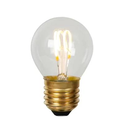 Afbeelding van G45 Filament lamp Ø 4,5 cm LED Dimb. E27 1x3W 2700K Transparant