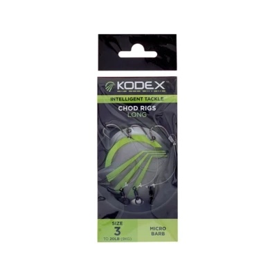 Afbeelding van Kodex Chod Rigs: Long Size 3 to 20lb 3pcs Karper onderlijn