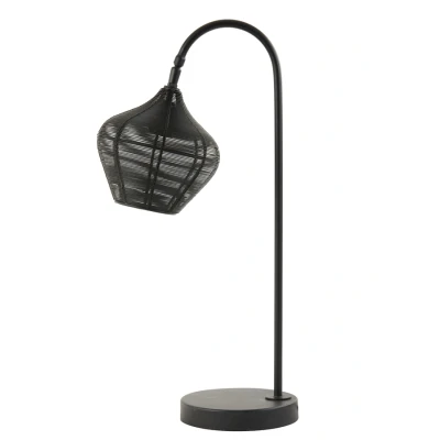 Afbeelding van Light &amp; Living Alvaro tafellamp Metaal zwart