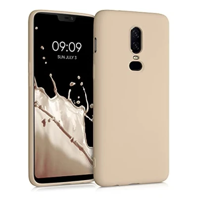 Afbeelding van kwmobile telefoonhoesje geschikt voor OnePlus 6 Hoesje smartphone Back cover in oudroze