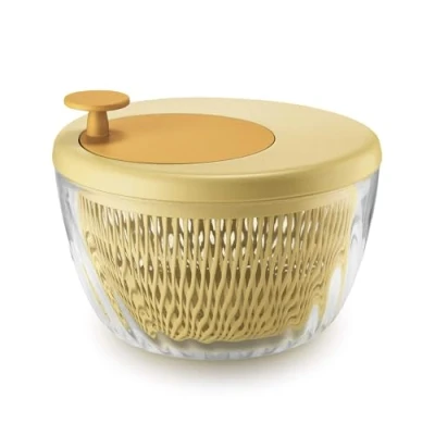 Afbeelding van Guzzini Spin &amp; Store Slazwierder met deksel Geel 26cm