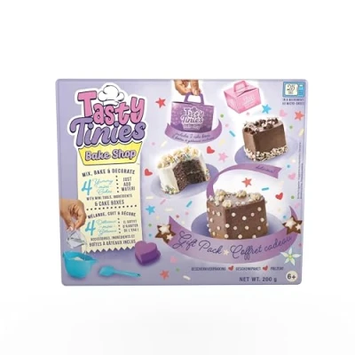Afbeelding van Goliath Tasty Tinies Gift Pack Speelgoedeten en drinken miniatuur cakejes Bakset Eetbare gebakjes
