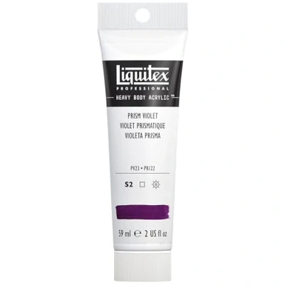 Afbeelding van Liquitex 1045391 Professional Heavy Body acrylverf in kunstenaarskwaliteit met uitstekende lichtechtheid en boterachtige consistentie 59ml tube, Prism Violet