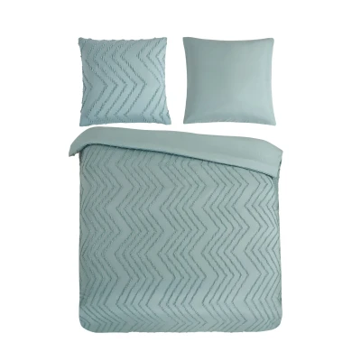Afbeelding van Pure Dekbedovertrek Luxe Groen 2 persoons (200 x 200/220 cm)