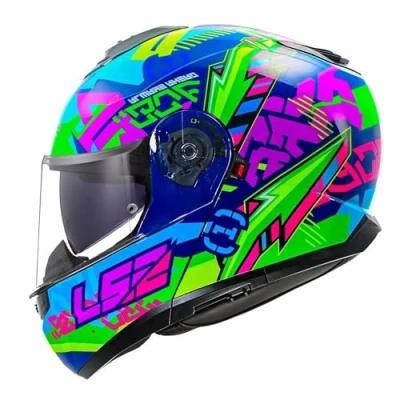 Afbeelding van LS2 FF908 Strobe II Svent Helm, veelkleurig, afmeting XL voor man