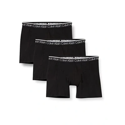 Afbeelding van Calvin Klein Boxer Briefs heren Brief 3pk , Zwart W/Zwart Wb S