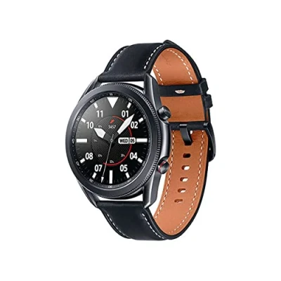 Afbeelding van Samsung Galaxy Watch3 Bluetooth Smartwatch Voor Android, Draaibare Lunette, LTE Fitnesstracker, Groot Display, 45 mm, Mystic Black, F R845FZKAEUB