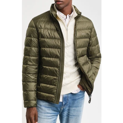 Afbeelding van GANT Light Jacket Gewatteerde jas, Heren, Maat: Medium, Racing green