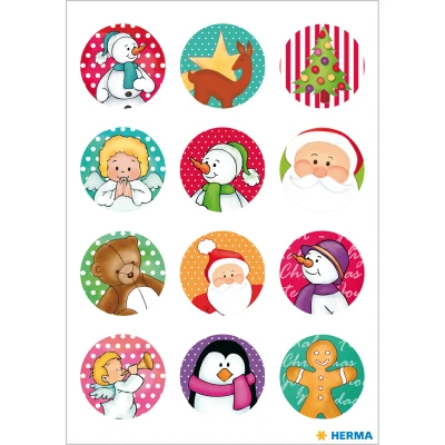Afbeelding van Herma 15232 Stickers symbolen kerstmis, stone