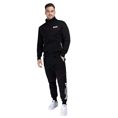 Afbeelding van Lonsdale Geddington SET Trainingspak, Heren, Maat: Large, Black