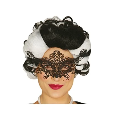Afbeelding van Fiestas Guirca Verkleed oogmasker zwart kant volwassenen Halloween/gemaskerd bal burlesque Verkleedmaskers