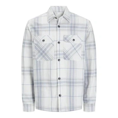 Afbeelding van Jack &amp; Jones Overhemd Jprccraymond Spring Check Overshirt 12274956 Coronet Blue Mannen Maat XL