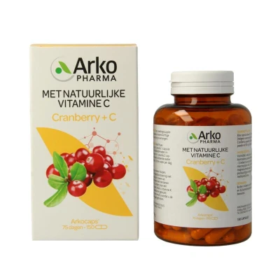 Afbeelding van Arkocaps Cranberry + C Capsules 150st