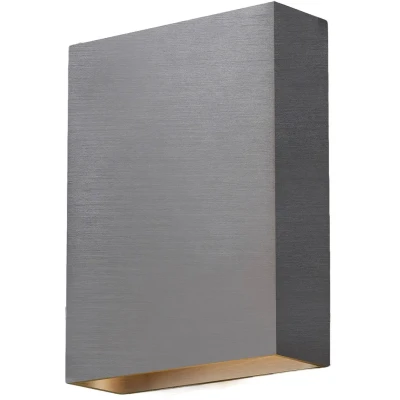 Afbeelding van Artdelight Wandlamp Memphis H 16 cm gun metal