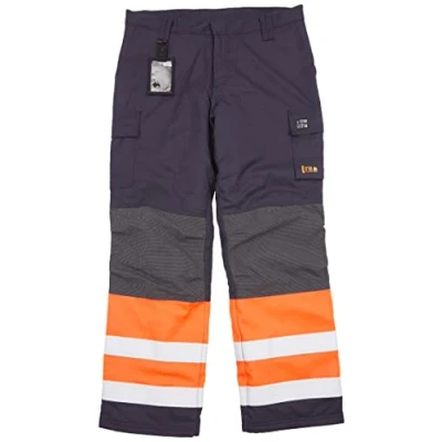 Afbeelding van Blaklader Multinorm winterwerkbroek 1869 1513 Marineblauw/Oranje C44