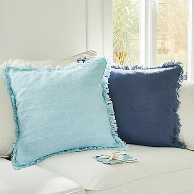Afbeelding van LOBERON Kussenhoes set van 2 Quebo turquoise/blauw