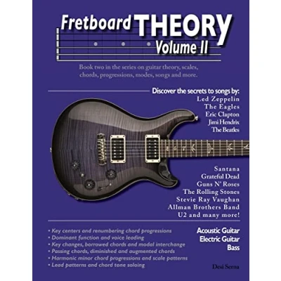 Afbeelding van Fretboard Theory Volume II: Book two in the series on guitar theory, scales, chords, progressions, modes, songs, and more.: 2