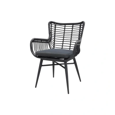 Afbeelding van VDG Jasmine dining tuinstoel black